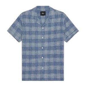 Rails Dresden Short Sleeve Shirt Kyoto Blue Size 2XL